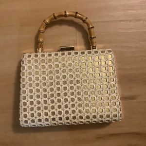 Bamboo Handle Purse